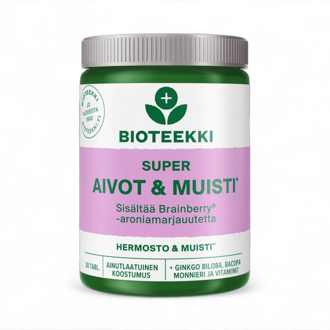 Bioteekki super aivot & muisti 30tabl