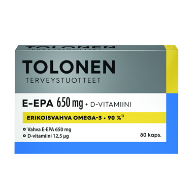 Tolonen E-EPA 650 mg 80 kaps