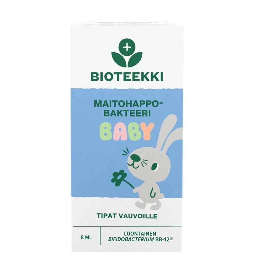 Bioteekki Maitohappobakteeri Baby tipat 8ml