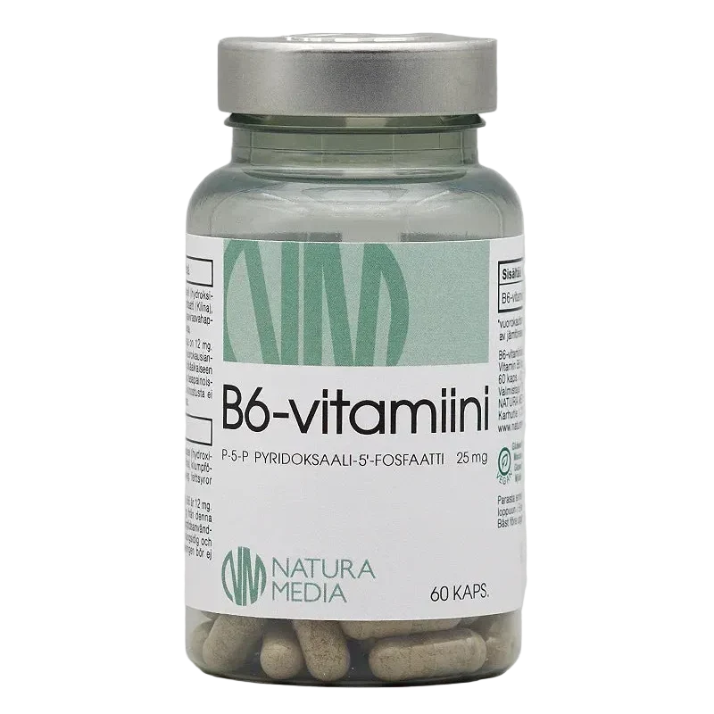 B6 -vitamiini 25mg 60 kaps.*