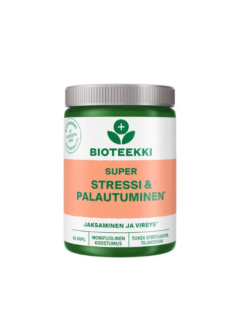 Bioteekki Super Stressi ja Palautuminen 60 kaps.