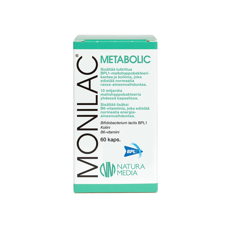 Monilac® Metabolic 60 kaps |päiväystuote
