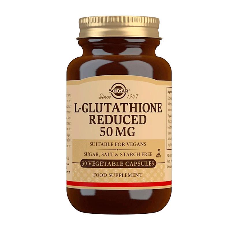 L-Glutationi 50 mg on korkealaatuinen aminohappovalmiste, joka sisältää mm. maksan toiminnalle tärkeää L-glutationi-aminohappoa - Outletapteekki