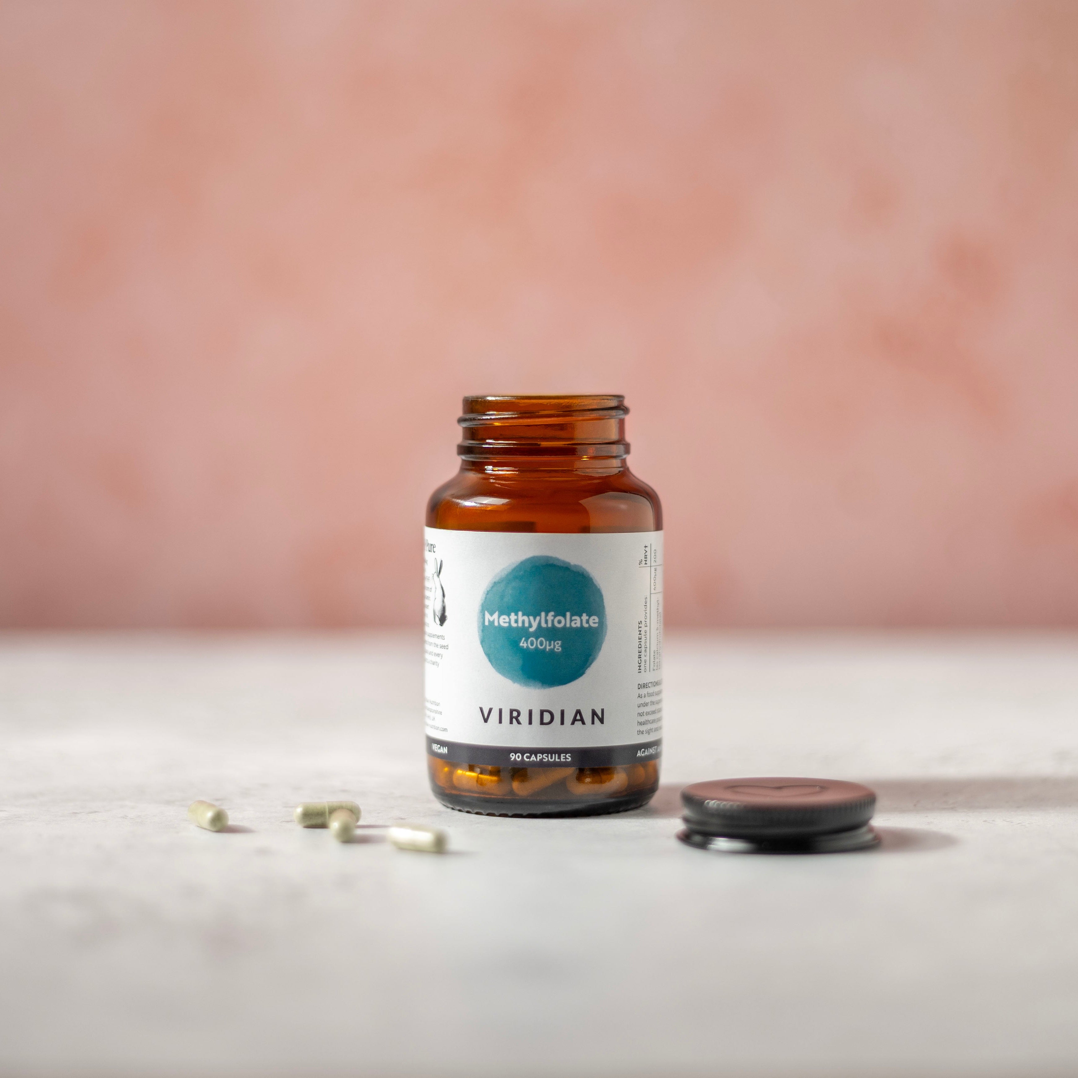 Viridian Metyylifolaatti 400µg 90 kaps