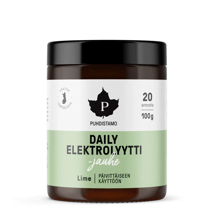 Daily Elektrolyytti jauhe Lime 100g*