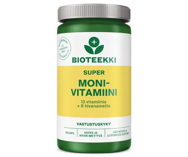 Super monivitamiini 60kaps. -Bioteekki*