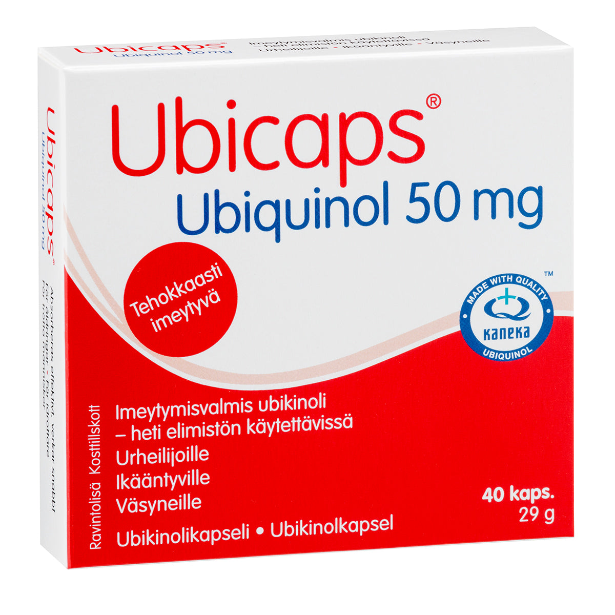 Ubicaps Ubiquinol 50 mg // p.e 2/-26