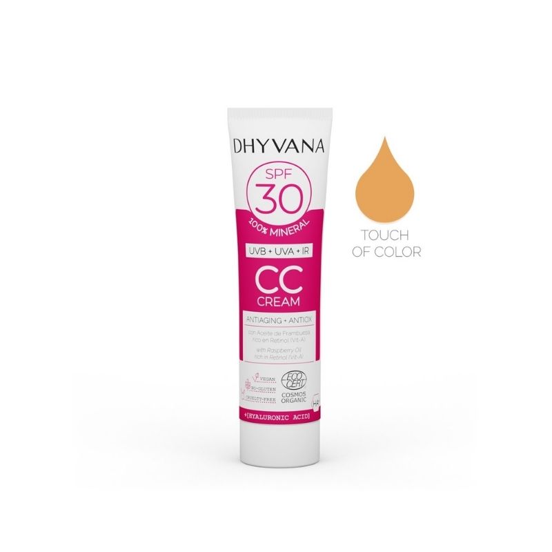 Dhyvana CC sävytetty aurinkovoide kasvoille SK30 50 ml