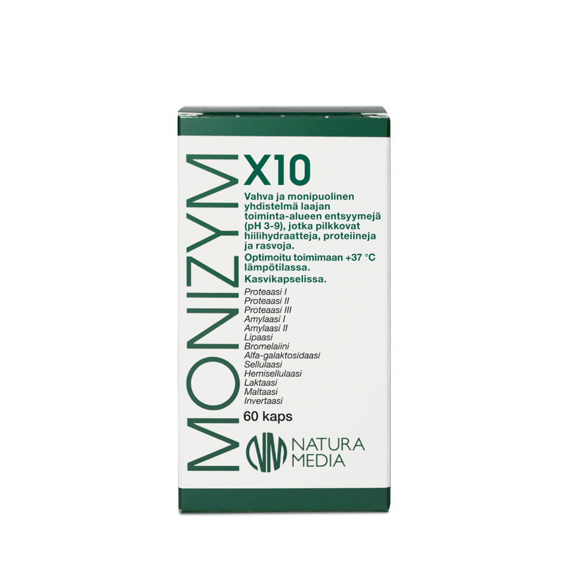 Monizym® X10 Enzymes 60 kaps - Natura Media