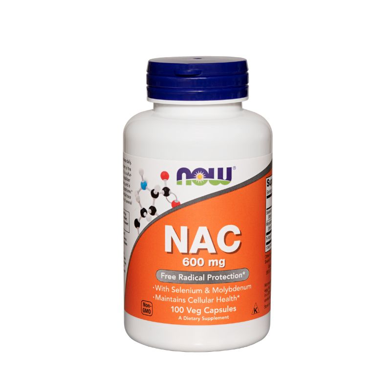 Now Foods NAC 600 mg 100 vegekaps