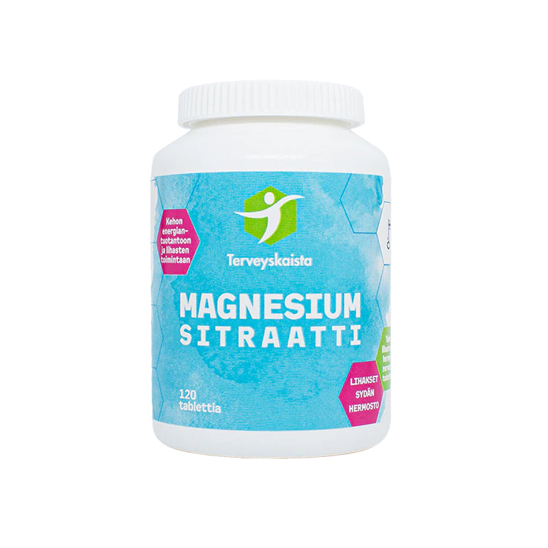 Terveyskaista Magnesiumsitraatti 120 tabl
