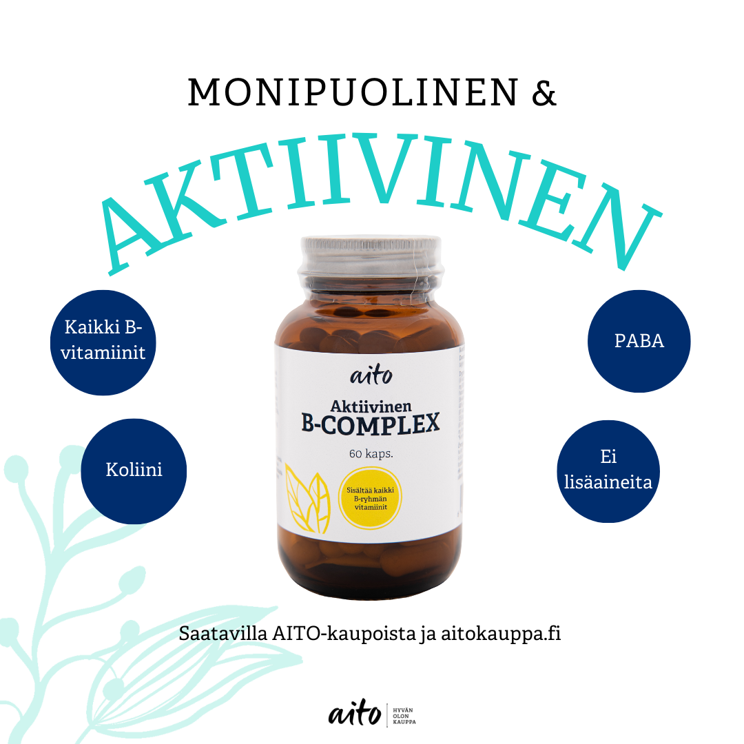 Aito Aktiivinen B-complex 60 kaps (pvm. 13.11.26)*