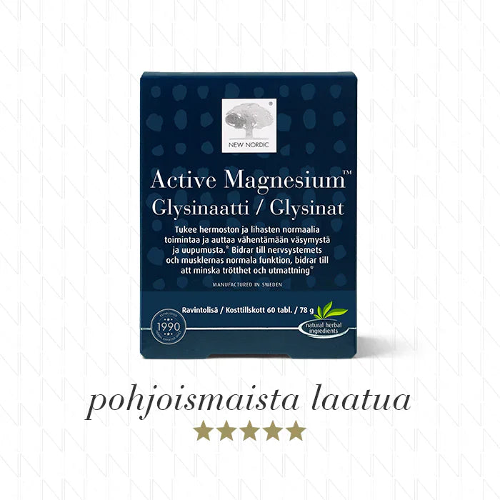 New Nordic Active Magnesium™ Glysinaatti 60tabl