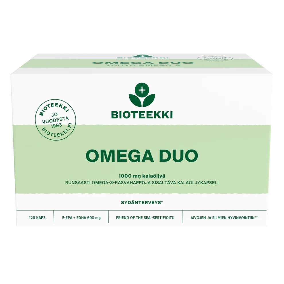 Omega DUO 120 kaps - Bioteekki*