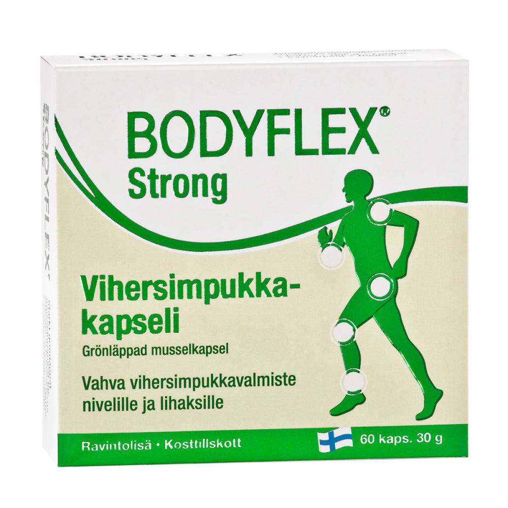 Bodyflex® Strong Vihersimpukkakapseli 60 kpl *