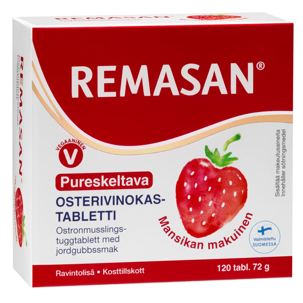 Remasan® pureskeltava 120 tabl.-Hankintatukku*