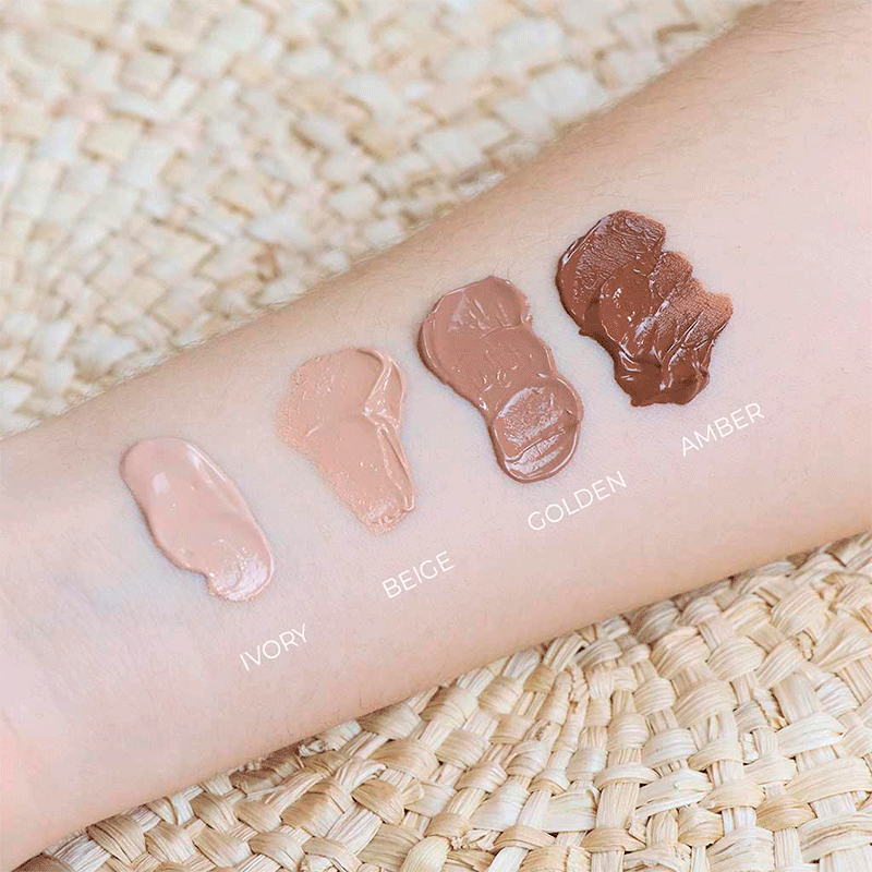 Alga Maris sävyttävä aurinkovoide kasvoille SPF30 50ml Suojaa ihoa UVA- ja UVB-säteiltä sävykartta