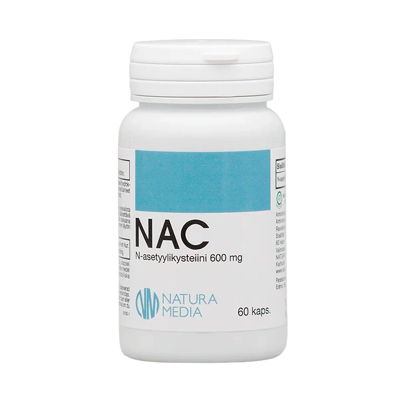 Natura Media NAC 600 mg 60 kaps. Pvm: 11/2025