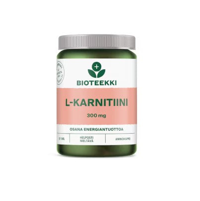 Bioteekki L-Karnitiini 300 mg 90 tabl