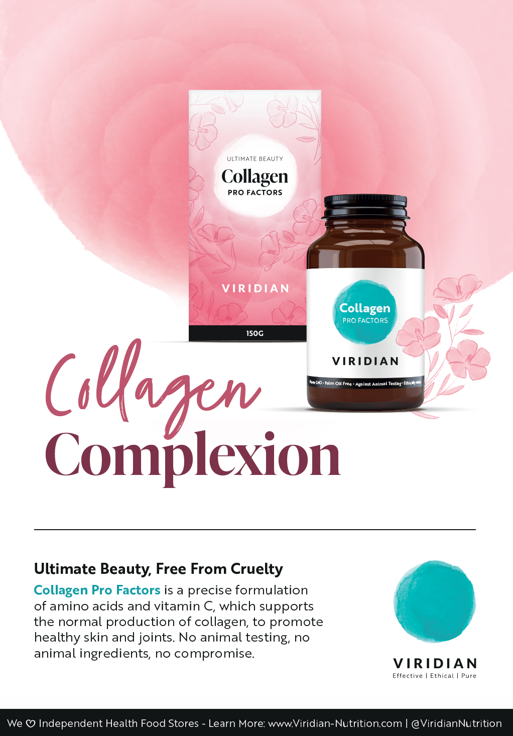 Viridian Beauty Collagen Pro Factors 150 g |Pvm. 01/2026