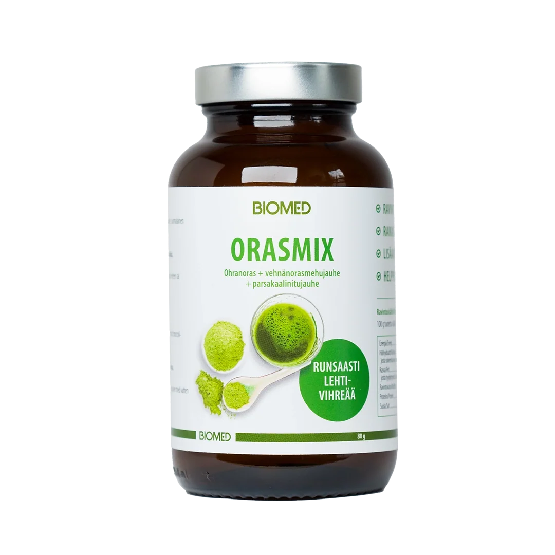 Orasmix viherjauhe 80g -Biomed*