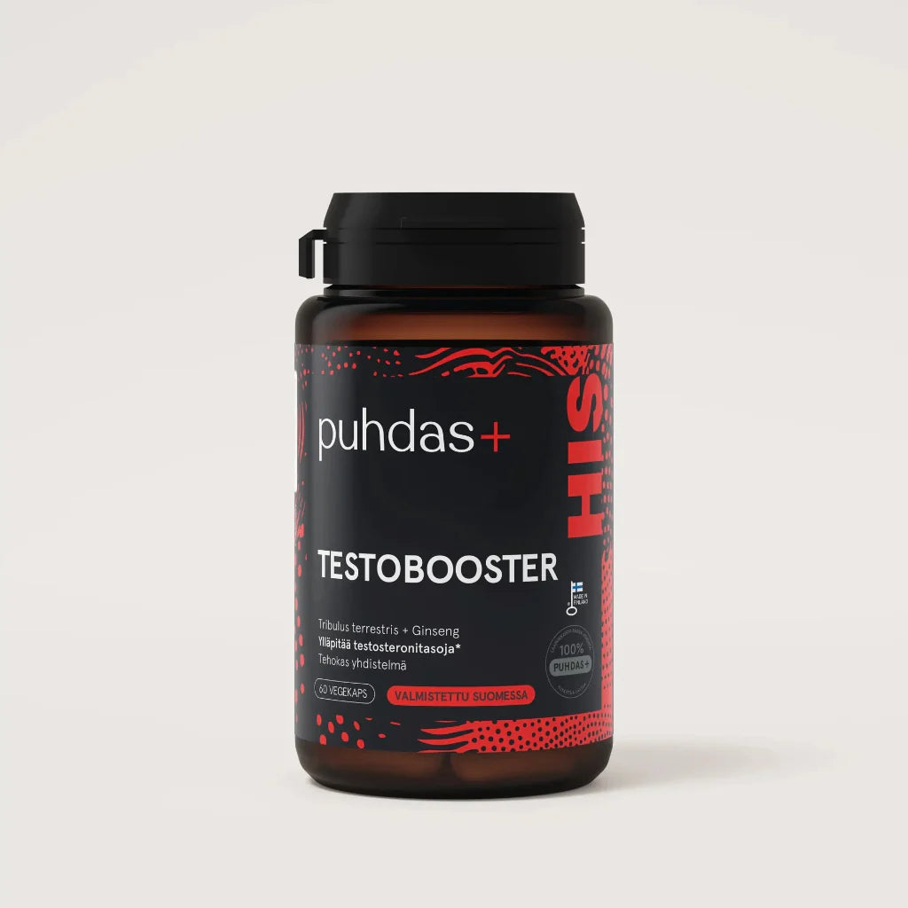 Normaalin testosteronitasojen ylläpitoon – Sinkki tukee normaalia testosteronitasoa veressä.
Tehoa ja kestävyyttä – Ginseng auttaa ylläpitämään sekä fyysistä että henkistä kapasiteettia.
Hedelmällisyyden ja suorituskyvyn tueksi – Tribulus terrestris -uute edistää seksuaalista halua ja kapasiteettia.
Aktiiviseen elämäntyyliin – L-arginiini ja C-vitamiini tukevat kehon luonnollista jaksamista.