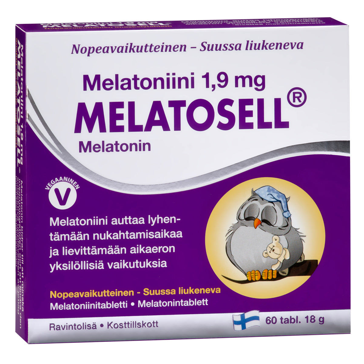 Melatosell® Melatoniini 1,9 mg - Hankintatukku*