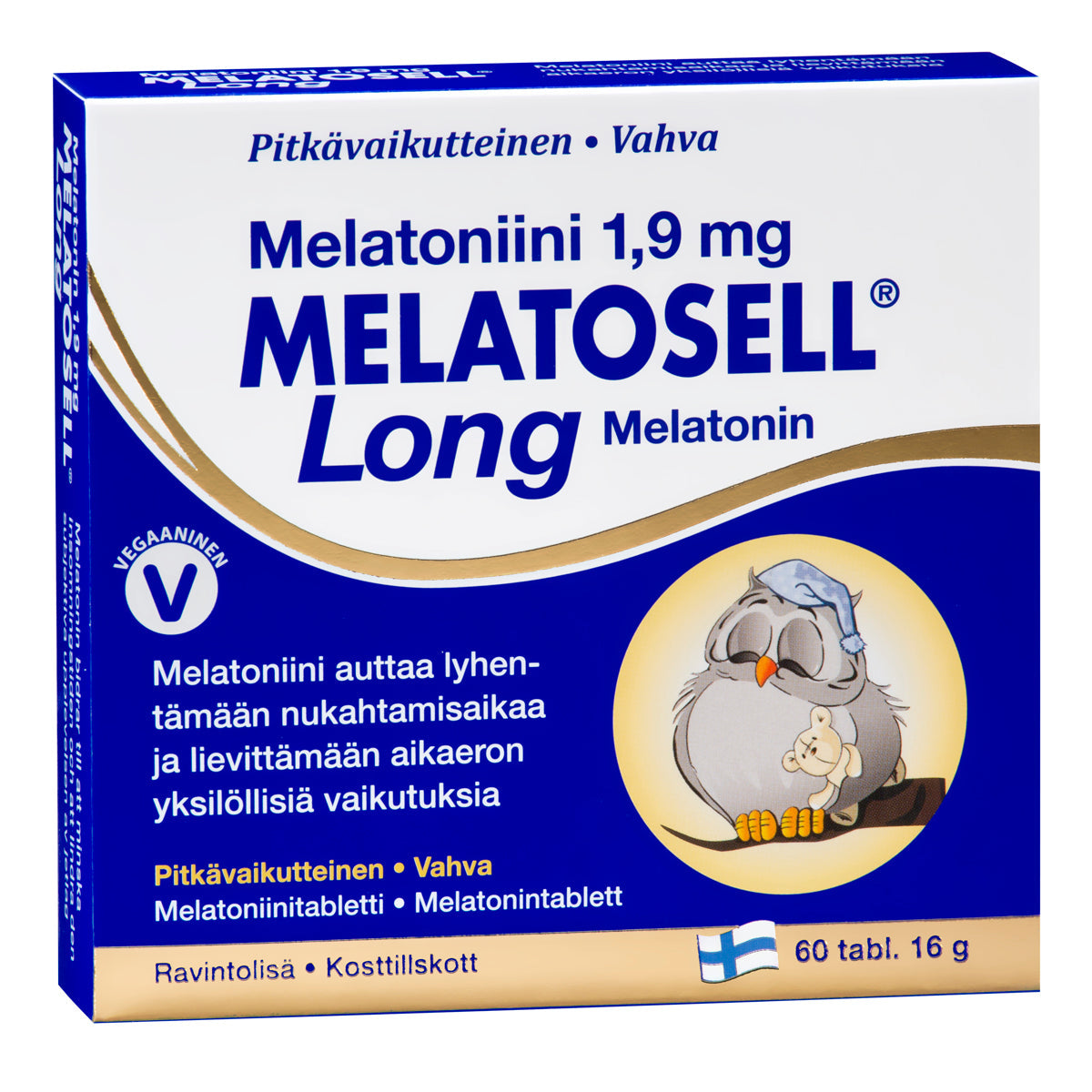 Melatosell Long 1,9mg 60tab.*