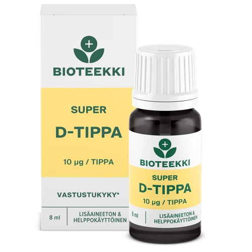 Super D-tippa 8 ml - Bioteekki*