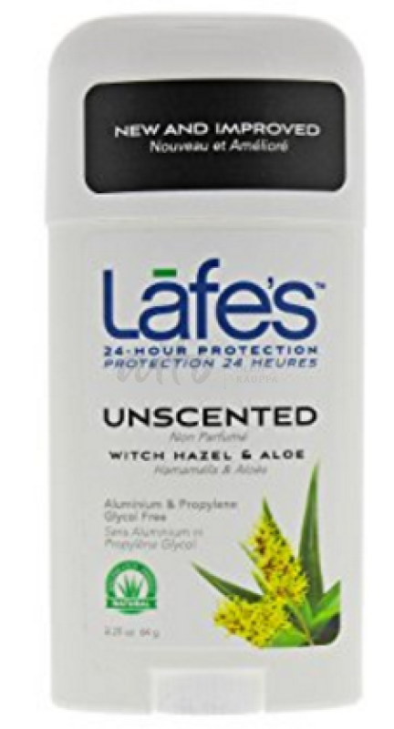 Lafe`s Unscented Hazel & Aloe Deodorant 63G Misc